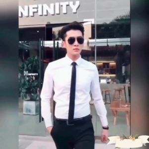 Stylish Long Sleeve Formal Mens Polo Shirts in 5 Colors & Sizes S-XL