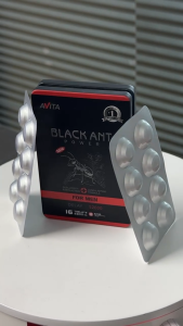 ( Che Tên) USA Rocket AVITA BLACK ANT 1h Viên  Đậm Hộp 16V - Tăng Cường Sinh Lý Nam - Tăng C.ứ.ng Và Thời Gian