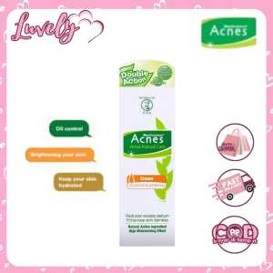 ✨ACNES✨ Natural Care Oil Control & Whitening Cream 40g