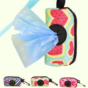 Value pack 1pcs/2pcs dog poop bags different patterns to choose easy convenient  cleaning pet feces ( no leash and waste bag)