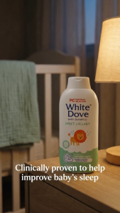 White Dove Baby Shampoo Sweet Lullaby 200mL Tear-Free Mild Hypoallergenic Newborn Baby Hair Shampoo