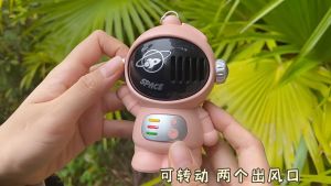 [พัดลมนักบินอวกาศ] พัดลมขนาดเล็กห้อยคอ แบรนด์ [นักบินอวกาศ] พัดลมแขวนคอแบบไร้ใบพัด พัดลมแบบพกพา ขนาด mini พัดลมระบายความร้อนคูลลิ่ง พัดลมไร้เสียง