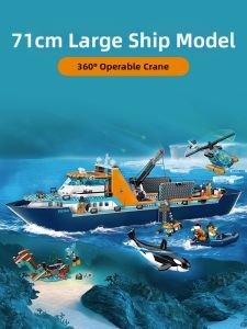 LELE BROTHER | Exploration Large Ship Building Blocks
