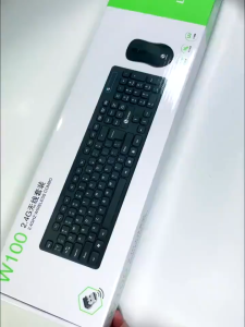 Combo phím chuột không dây DEIOG V31 2.4G màu đen kết nối ổn định gõ êm chuột nhạy pin bền dùng cho laptop PC