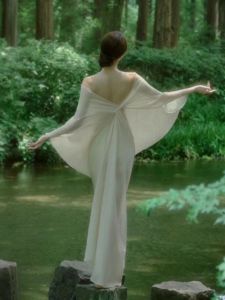 Váy Dài Không Tay Bằng Vải Lanh Mới Phong Cách Trung Hoa Cổ Điển Váy Dài Không Tay Phong Cách Mới Chụp Ảnh Tại Hồ Dali