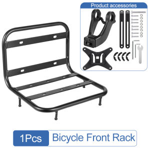 NEWBOLER Bicycle Front Rack Multi-Functional Bike Front Rack Large Capacity Bike Bag Outdoor Cycling Accessories