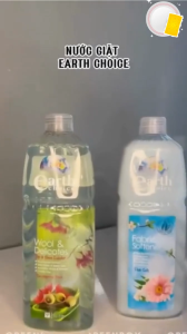 Nước giặt đậm đặc hữu cơ dành cho da nhạy cảm Earth Choice hương hoa bạch đàn 1 lít - NK Úc