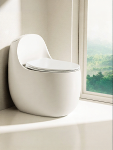 soos | Egg-shaped Round Splash-preventing Toilet