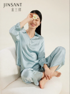 JINSANTA | 100 Silkworm Silk Spring and Summer Fashionable Loungewear and Outerwear