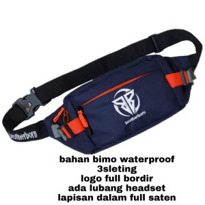 TAS WAIST BAG SELEMPANG WATERPROOF ANTI AIR PRIA WANITA