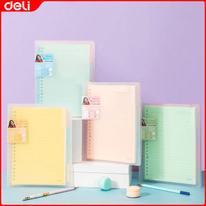 Deli A5/B5 Spiral Notebook Journal Binders Notebook Refillable 60 Sheets 1pc EN020/EN021