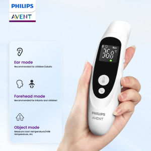 Philips Avent FC-IR105 Digital Infrared Thermometer Ear & Forehead 2in1 Handheld Body Quick Temperature Measurement Tool