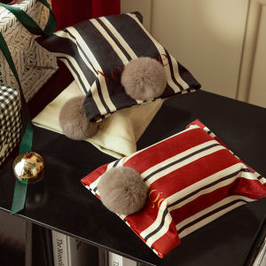 Modern Luxury Designer Tissue Box Decorative Simple Style Living Room Dining Table Drawstring Bag Home Use Wave Style