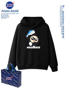 NASA Collaborative Boys Hoodie Winter New Fashionable Childrens Set Cotton Polyester Blend Warm Comfortable Cartoon Print