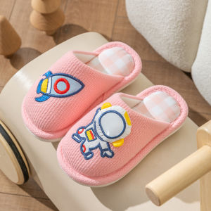 SHIPAILUO | Childrens Cotton Slippers Anti-Slip Indoor Home Shoes Boys Girls Toddler Kids Big Kids Baby Slippers Comfortable Soft Sole