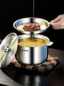 HUAJIDA | Chai Dầu Có Lọc Inox 304