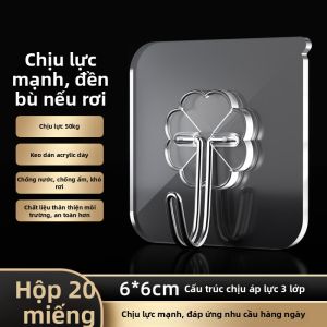 KEKESHANGJIA | Góc Treo Tường Trong Suốt Bền Chắc Không Gây Hư Hại