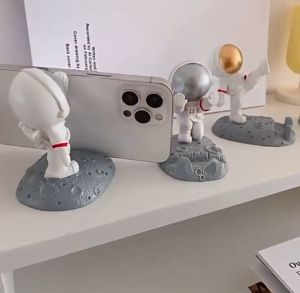 มือถือนักบินอวกาศ ที่ยึด การ์ตูน น่ารัก ราคาถูก ใช้งานง่าย มือถือ ไอแพด ที่ยึดตกแต่งเดสก์ทอป