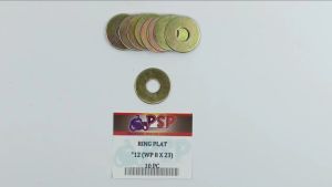 Ring Plat "12 (WP 8 X 23) Harga Per Pak Isi 10 - Reng Plate Pelat Washer Kunci 12 Diameter 8mm x 23