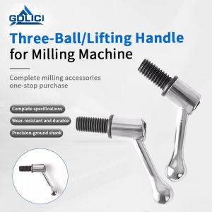 Turret milling machine accessories: M8 milling machine handle spindle locking handle screw 1/2 worktable adjustable handle