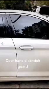 Stiker Pelindung Handle Pintu Mobil Logo Toyota