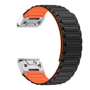 26mm Magnetic Silicone Band For Garmin Fenix E 8 51mm 7X Pro 6X Pro 5X Plus/Enduro 2/Epix Pro 51mm instinct 2 X Strap Bracelet