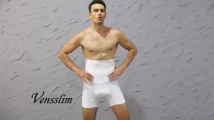 Men Slimming Belly Trimmer Waist Trainer Shapewear Compression Body Shaper Tummy Control Pants Thigh Slimmer Shorts