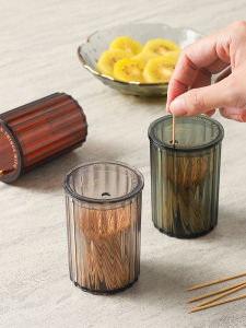 Luxury Creative Personalized Toothpick Holder Storage Box Small Elegant Ins Toothpick Container Household Organizer
