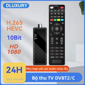 Bộ Thu Sóng Truyền Hình Kỹ Thuật Số Dluxury U3mini HD Kênh Miễn Phí EPG Đầu Thu DVB T2 DVB C Cho Tây Ban Nha Pháp Ý Colombia Đầu Thu Vệ Tinh