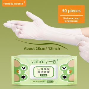 Durable Non-Stick Nitrile PVC Food Grade Disposable Gloves