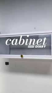 ISSI DIARY Wall-Mounted Kitchen Storage Cabinet with Flip-Up Door Pegboard Spice Organizer