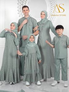 BAJU SARIMBIT KELUARGA ETHICA ELFA 317 AQUARELLE / BAJU SARIMBIT COUPLE KELUARGA TERBARU 2025