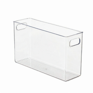 Besee | Transparent Narrow Rectangular Storage Box Plastic