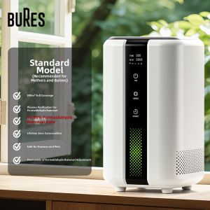 BURES | Smart Formaldehyde Removal Air Purifier for New Homes and Pet Odor