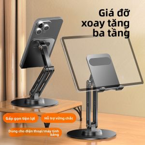 Piple | 360 Degree Rotatable Foldable Extendable Metal Phone & Tablet Stand