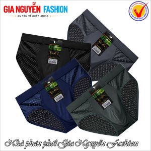[HCM]Set 4 Quần lót nam Thun lạnh Thông hơi Kháng khuẩn - Hàng cao cấp VNXK