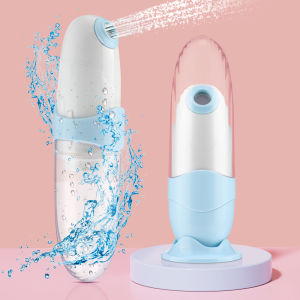 Electric Portable Travel Bidet for Personal Hygiene Cleaning/Soothing Perineal & Hemorrhoid Treatment Handheld Butt Shower for Postpartum Clean Mini Toilet Sprayer Bidet Long Nozzle Cleaner Rechargeable Personal Bidet Sprayer for Women
