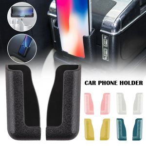 2PCS Adhesive Mobile Phone Holder For Car Driving Center Console Adjustable Width Does Not Affect Charging Car Navigation Rack