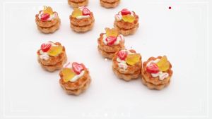3/5/10Pcs Fruit Orange Cream Bread Birthday Cake Resin Fridge Magnets Stickers Magnetic Push Pin for Home Refrigerator DIY Decor