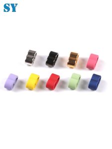 Multicolor High-Grade Metal Adjustment Buckle Pendant Lock String Clip Belt Rope Head Bell down Jacket Sweatshirt Decorative Buckle