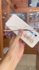 Gọng kính titan MIA EYEWEAR G78 kiểu dáng đa giác siêu nhẹ thời trang nam nữ