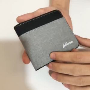 Ví Bóp JOHZEON Kiểu Dáng Hàn Quốc Viền Trẻ Trung Nhiều Ngăn Vải Canvas Bền Bỉ Tiện Lợi DUMBUM DV108