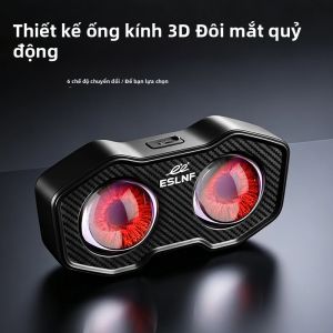Eslnf(ESLNF) | Đèn Hậu Xe Đạp ESLNF Demon Eye Sử Dụng Pin 5 Chế Độ Chiếu Sáng Tự Động Bật/tắt Đèn An Toàn Cho Xe Đạp Địa Hình Xe Đạp Đường Trường Đi Xe Đêm