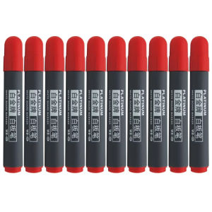 Hero | Platinum WB-45 Dry-Erase Whiteboard Marker Single-End Plastic Barrel High-Density Ink Quick-Drying & Easy to Wipe for Office