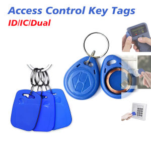 RFID Keyfob Writable Rewrite RFID Keyfobs 13.56MHZ 1K CUID T5577 125KHZ ID Key Card Access Control Key Tags