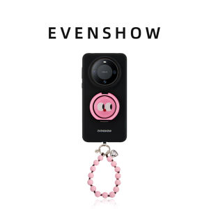 Evenshow 2025 New Liquid Silicone Phone Case with Stand for Huawei Mate70 pro 60 Anti-Fall Protective Cover with Lanyard Chain Unique Premium Full Body Shell