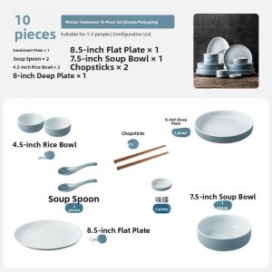 YOGEHOME | Ins Style Premium Ceramic Dinnerware Set