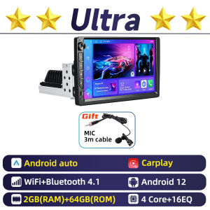1 Din 9" IPS Screen Car Stereo Android for Fiat Idea 2013-2016 CarPlay Auto GPS Multimedia Autoradio Radio Head Unit Navigation