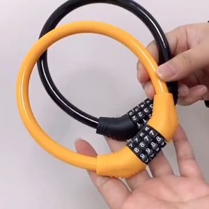 Cable Bike Lock 4 Digit Combination Lock Combinable Anti Theft Security Padlock MTB Code Lock