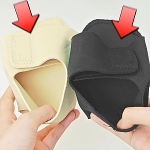 CCW 1Pair Back Heel Protective Sleeve Heel Pad Velcro Adjustable Gel Protective Socks Heel Protectors Arch Wrap Support Foot Relief Pain Relief Plantar Fasciitis